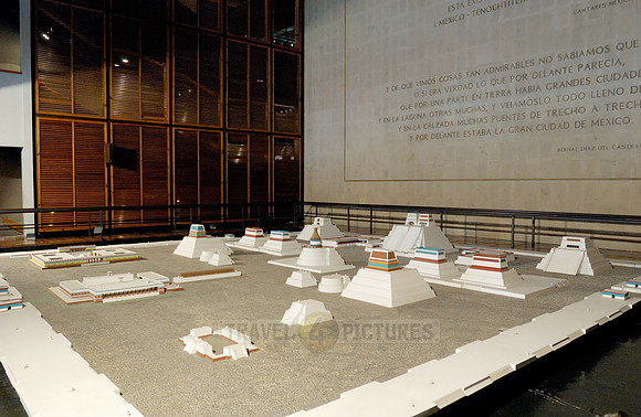 model of Tenochtitlan