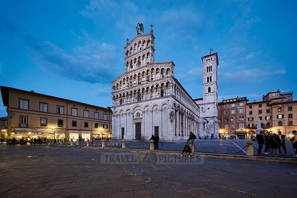 Basilica San Michele in Foro at dawn