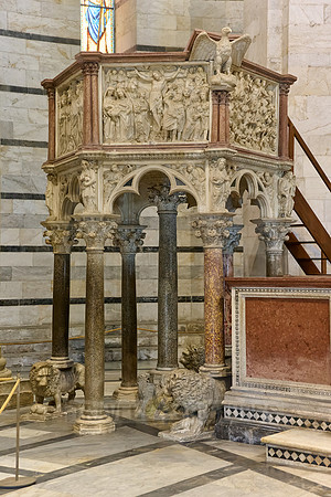 interior shot of The Baptistry of St. John