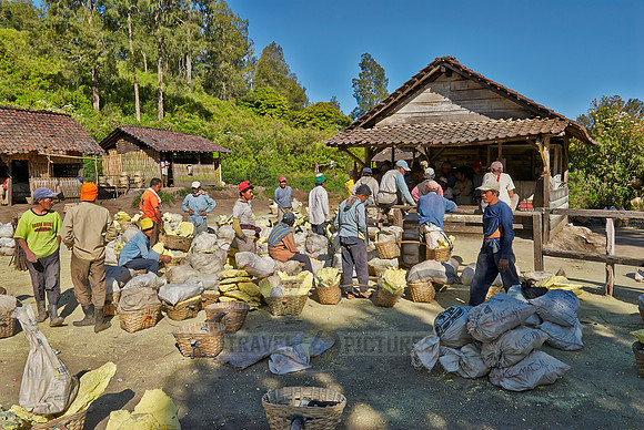 Sulfur Mining at Kawah Ijen
