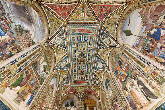 Libreria Piccolomini library in Cathedral of Siena