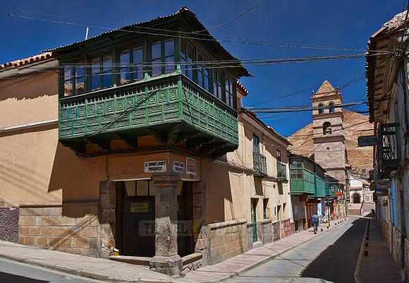 Colourful colonial architecture