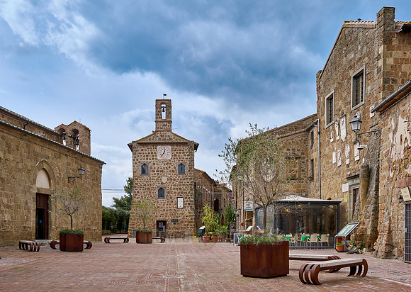 Palazzo Comunale or Palazzo del Archivio und Palazzo Pretorio, Piazza del Pretorio, Sovana