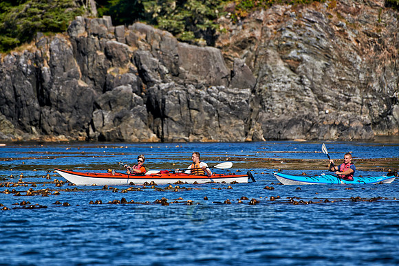 kayaker in sea near Ucluelet