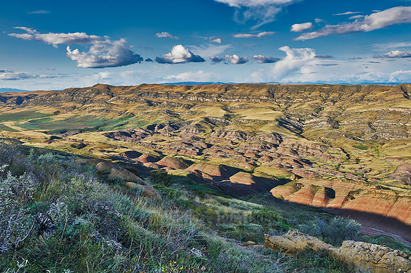 deserted landscape around David Gareja