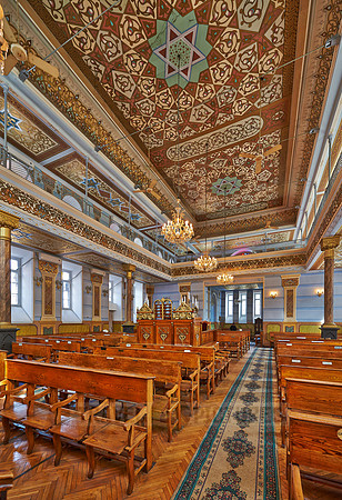 interior shot of synagogue