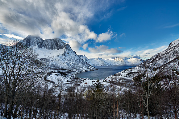 winter landscape at Mefjorden