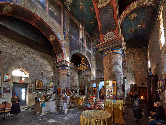 interior shot of Anchiskhati church