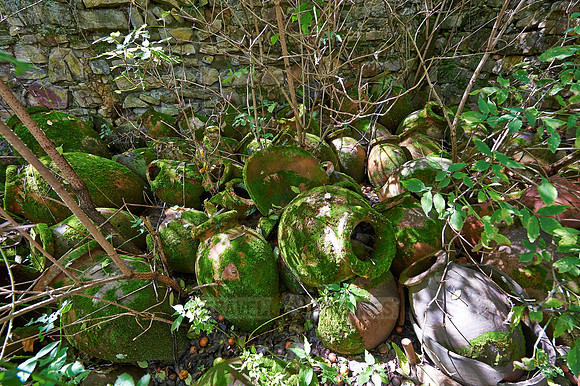 old stoneware amphorae