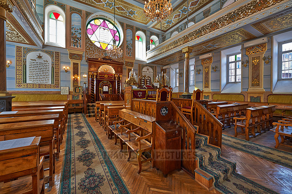 interior shot of synagogue