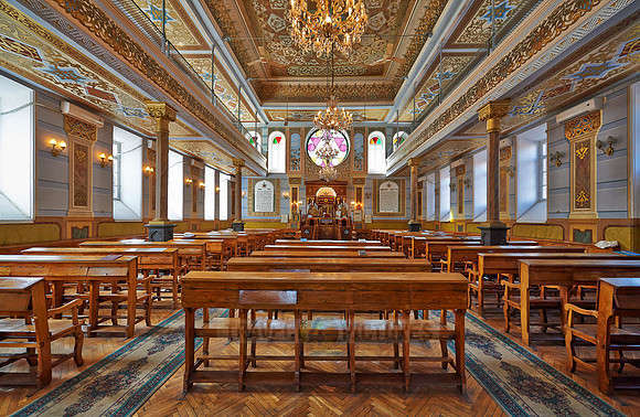 interior shot of synagogue