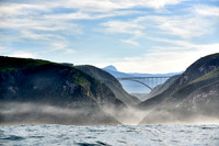 Bloukrans Bridge from seaside