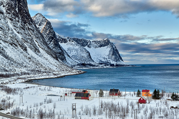winter landscape at Ersfjorden