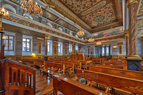 interior shot of synagogue