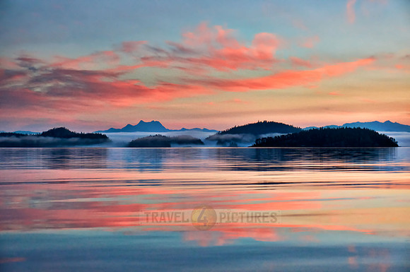 sunrise between islands