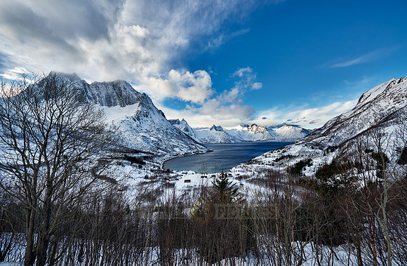 winter landscape at Mefjorden