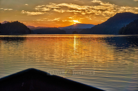 sunrise between islands