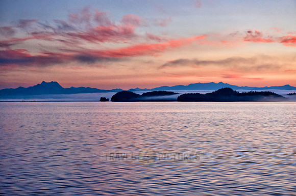 sunrise between islands