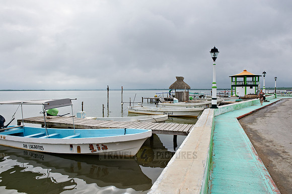 fishing boats at Rio Lagartos