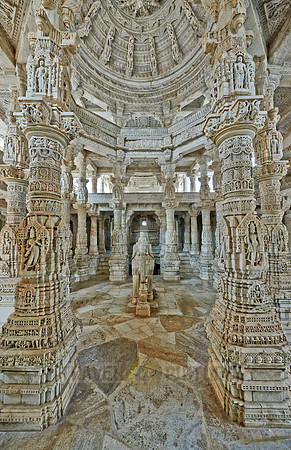 stone carved columns