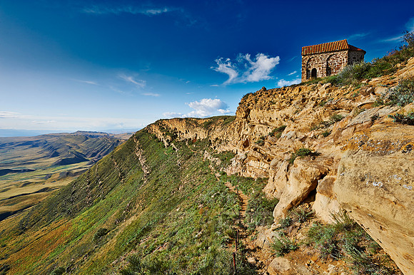 deserted landscape around David Gareja