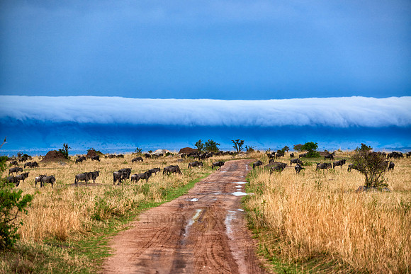 cloud formations over Great Rift Valley