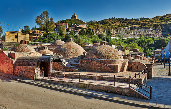 brick domed sulfur baths