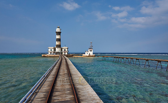 lighthouse on Daedalus Reef