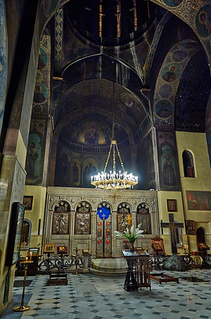 interior shot of Sioni Cathedral
