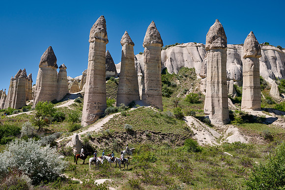 landscape of love valley near Göreme