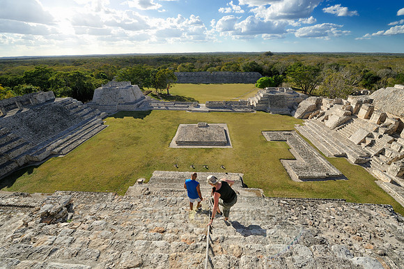 pyramids of Mayasite Edzna