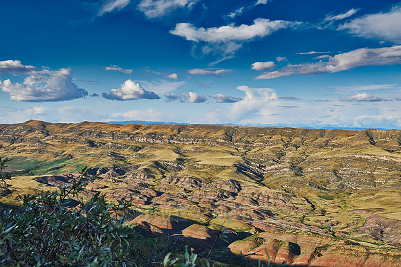 deserted landscape around David Gareja