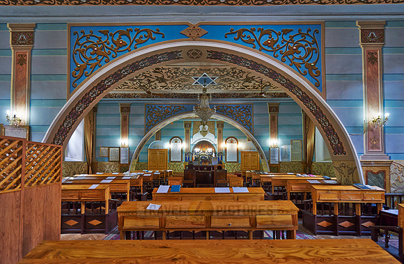 interior shot of synagogue