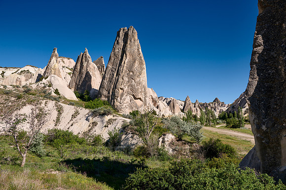 landscape of Rose Valley Goreme