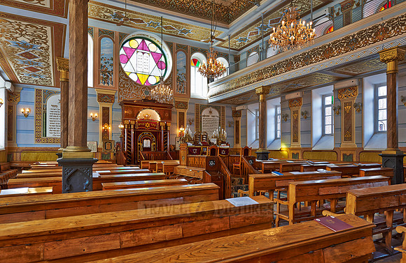 interior shot of synagogue