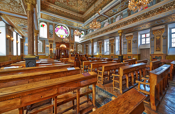 interior shot of synagogue