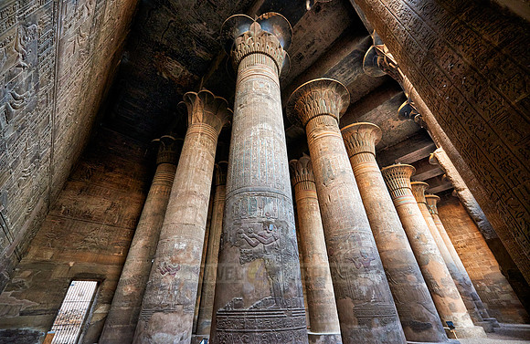 columns with inscriptions