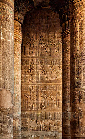 columns with inscriptions