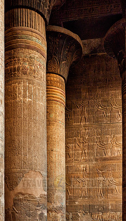columns with inscriptions