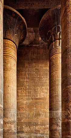 columns with inscriptions