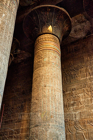 columns with inscriptions