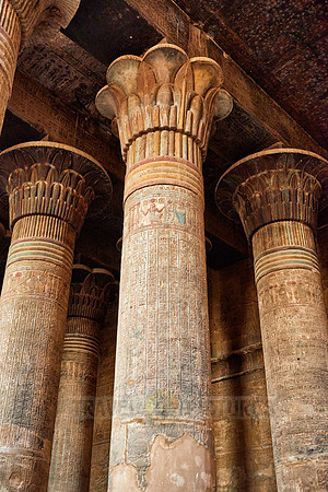 columns with inscriptions