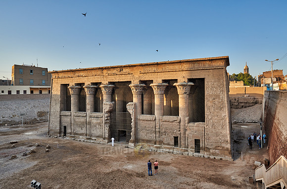 outside view of the Temple of Khnum