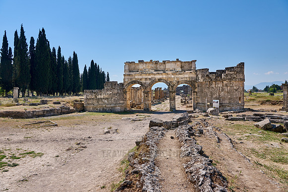 Frontinus Gate or Nothern Gate in Greek Hierapolis