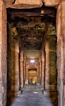 interior shot of Temple of Seti I