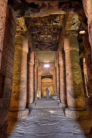interior shot of Temple of Seti I