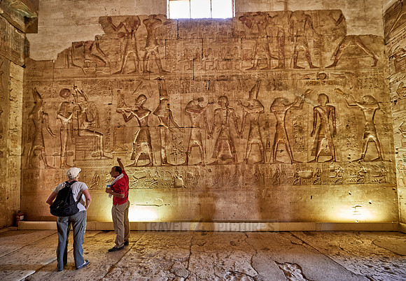 hieroglyphs, stone carving and  wall paintings