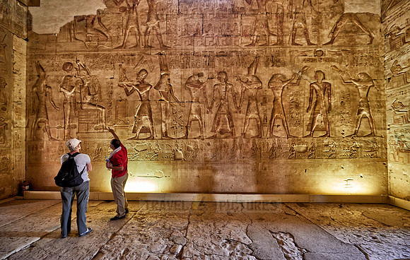 hieroglyphs, stone carving and  wall paintings