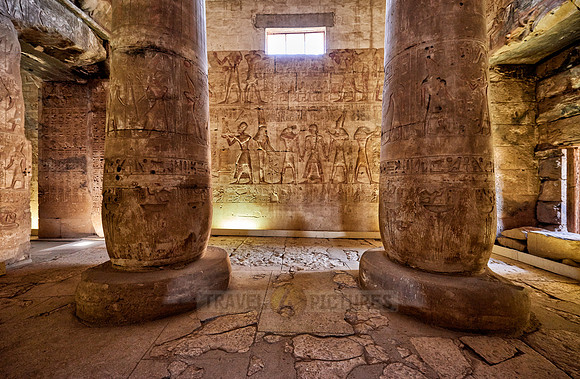 interior shot of Temple of Seti I