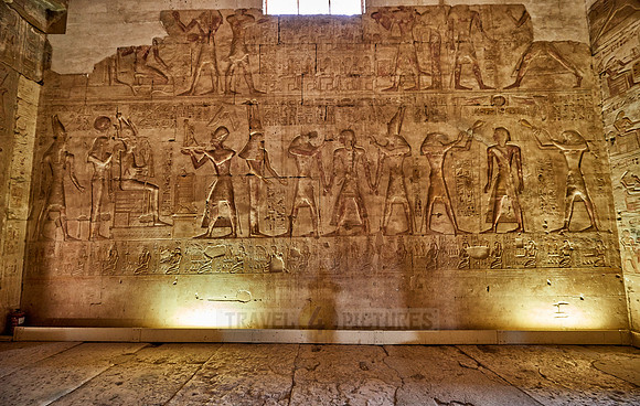 hieroglyphs, stone carving and  wall paintings
